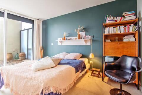 Suite Parentale Avec Sdb Dans Appartement Avec Rooftop Montpellier Exteriör bild